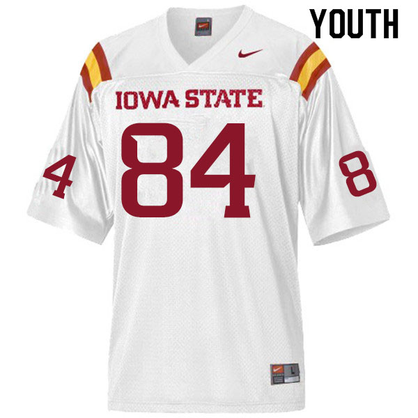 Iowa State Cyclones Youth #84 Ezeriah Anderson Nike NCAA Authentic White College Stitched Football Jersey YX42S44KF